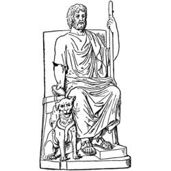 Coloring page: Roman Mythology (Gods and Goddesses) #110120 - Free Printable Coloring Pages