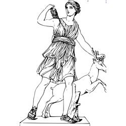 Coloring page: Roman Mythology (Gods and Goddesses) #110135 - Free Printable Coloring Pages
