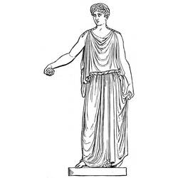 Coloring page: Roman Mythology (Gods and Goddesses) #110170 - Free Printable Coloring Pages