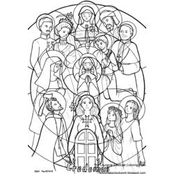 Coloring page: All Saints Day (Holidays and Special occasions) #61266 - Free Printable Coloring Pages