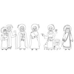 Coloring page: All Saints Day (Holidays and Special occasions) #61267 - Free Printable Coloring Pages