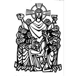 Coloring page: All Saints Day (Holidays and Special occasions) #61293 - Free Printable Coloring Pages