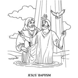 Coloring page: Baptism (Holidays and Special occasions) #57467 - Free Printable Coloring Pages