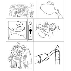 Coloring page: Baptism (Holidays and Special occasions) #57475 - Free Printable Coloring Pages