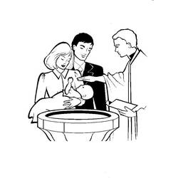 Coloring page: Baptism (Holidays and Special occasions) #57489 - Free Printable Coloring Pages