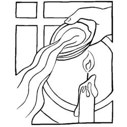 Coloring page: Baptism (Holidays and Special occasions) #57543 - Free Printable Coloring Pages