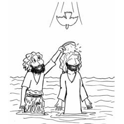 Coloring page: Baptism (Holidays and Special occasions) #57553 - Free Printable Coloring Pages