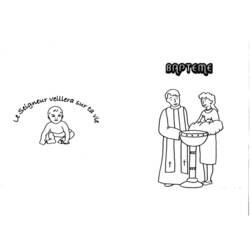 Coloring page: Baptism (Holidays and Special occasions) #57572 - Free Printable Coloring Pages
