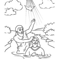 Coloring page: Baptism (Holidays and Special occasions) #57707 - Free Printable Coloring Pages