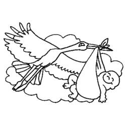Coloring page: Birth (Holidays and Special occasions) #55568 - Free Printable Coloring Pages