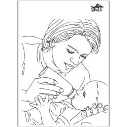 Coloring page: Birth (Holidays and Special occasions) #55583 - Free Printable Coloring Pages