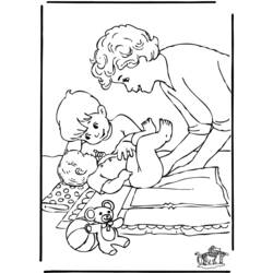 Coloring page: Birth (Holidays and Special occasions) #55630 - Free Printable Coloring Pages