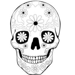 Coloring page: Day of the Dead (Holidays and Special occasions) #60121 - Free Printable Coloring Pages