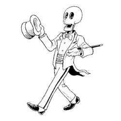 Coloring page: Day of the Dead (Holidays and Special occasions) #60177 - Free Printable Coloring Pages