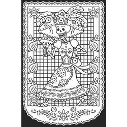 Coloring page: Day of the Dead (Holidays and Special occasions) #60178 - Free Printable Coloring Pages