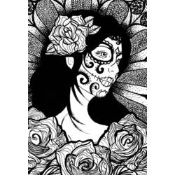 Coloring page: Day of the Dead (Holidays and Special occasions) #60188 - Free Printable Coloring Pages