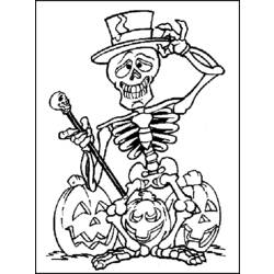 Coloring page: Day of the Dead (Holidays and Special occasions) #60192 - Free Printable Coloring Pages