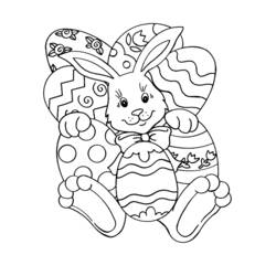 Coloring page: Easter (Holidays and Special occasions) #54352 - Free Printable Coloring Pages