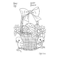 Coloring page: Easter (Holidays and Special occasions) #54665 - Free Printable Coloring Pages