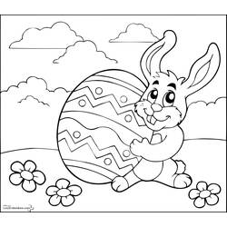 Coloring page: Easter (Holidays and Special occasions) #54669 - Free Printable Coloring Pages