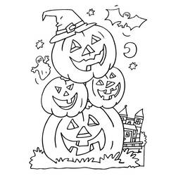Coloring page: Halloween (Holidays and Special occasions) #55145 - Free Printable Coloring Pages