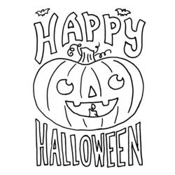 Coloring page: Halloween (Holidays and Special occasions) #55328 - Free Printable Coloring Pages