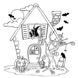 Coloring page: Halloween (Holidays and Special occasions) #55383 - Free Printable Coloring Pages