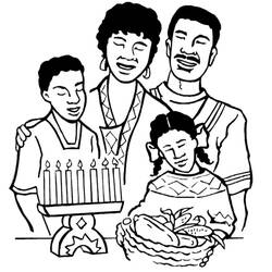 Coloring page: Kwanzaa (Holidays and Special occasions) #60552 - Free Printable Coloring Pages