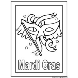 Coloring page: Mardi Gras (Holidays and Special occasions) #60613 - Free Printable Coloring Pages