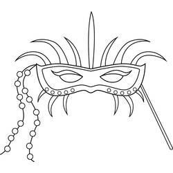 Coloring page: Mardi Gras (Holidays and Special occasions) #60636 - Free Printable Coloring Pages