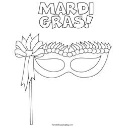 Coloring page: Mardi Gras (Holidays and Special occasions) #60663 - Free Printable Coloring Pages