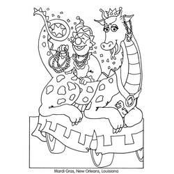 Coloring page: Mardi Gras (Holidays and Special occasions) #60718 - Free Printable Coloring Pages