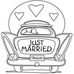 Coloring page: Marriage (Holidays and Special occasions) #55952 - Free Printable Coloring Pages