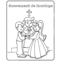 Coloring pages: Marriage - Free Printable Coloring Pages