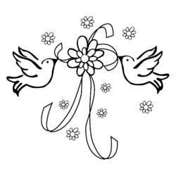 Coloring page: Marriage (Holidays and Special occasions) #56016 - Free Printable Coloring Pages