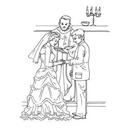Coloring page: Marriage (Holidays and Special occasions) #56078 - Free Printable Coloring Pages