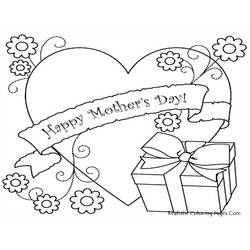 Coloring page: Mothers Day (Holidays and Special occasions) #129761 - Free Printable Coloring Pages