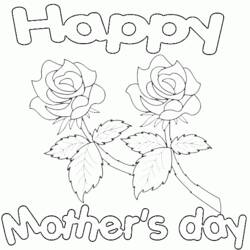 Coloring page: Mothers Day (Holidays and Special occasions) #129842 - Free Printable Coloring Pages
