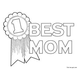 Coloring page: Mothers Day (Holidays and Special occasions) #129884 - Free Printable Coloring Pages