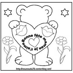 Coloring page: Mothers Day (Holidays and Special occasions) #129916 - Free Printable Coloring Pages