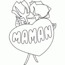 Coloring page: Mothers Day (Holidays and Special occasions) #130013 - Free Printable Coloring Pages