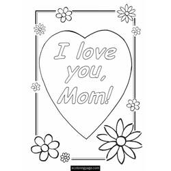 Coloring page: Mothers Day (Holidays and Special occasions) #130020 - Free Printable Coloring Pages