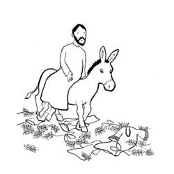 Coloring page: Palm Sunday (Holidays and Special occasions) #60305 - Free Printable Coloring Pages