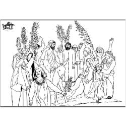 Coloring page: Palm Sunday (Holidays and Special occasions) #60311 - Free Printable Coloring Pages