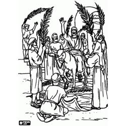 Coloring page: Palm Sunday (Holidays and Special occasions) #60328 - Free Printable Coloring Pages