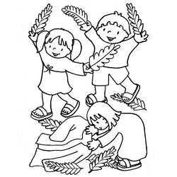 Coloring page: Palm Sunday (Holidays and Special occasions) #60350 - Free Printable Coloring Pages
