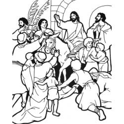 Coloring page: Palm Sunday (Holidays and Special occasions) #60351 - Free Printable Coloring Pages