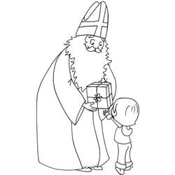 Coloring page: Saint Nicholas Day (Holidays and Special occasions) #59111 - Free Printable Coloring Pages