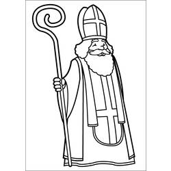 Coloring page: Saint Nicholas Day (Holidays and Special occasions) #59114 - Free Printable Coloring Pages