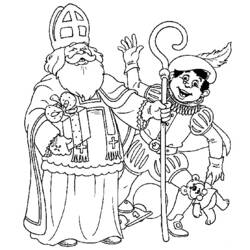 Coloring page: Saint Nicholas Day (Holidays and Special occasions) #59121 - Free Printable Coloring Pages